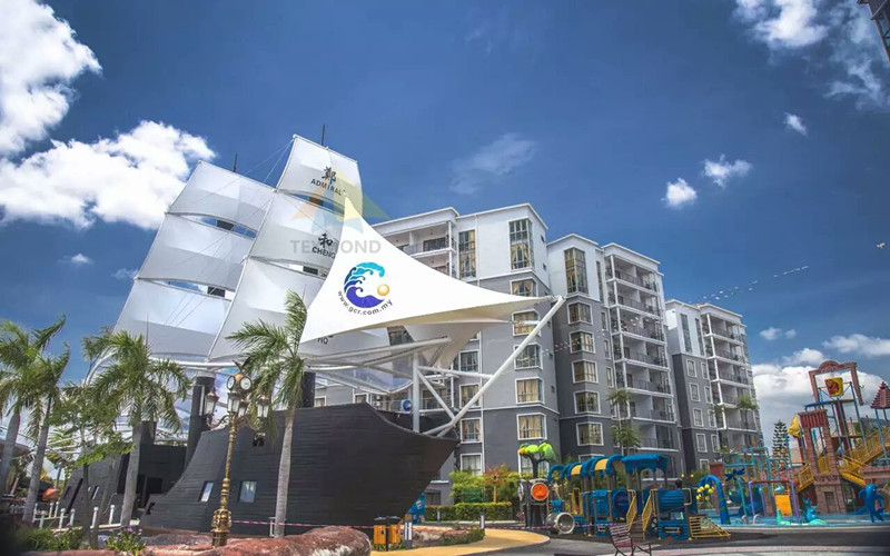 马来西亚马六甲度假村郑和号ETFE膜结构工程