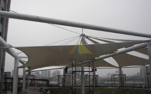 佛山环球广场游泳池膜结构工程