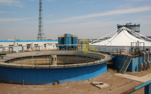 东营市海科瑞林化工有限公司污水池加盖